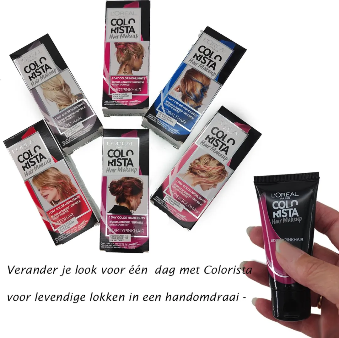 L'Oréal Paris Colorista Hair Makeup DirtyPink