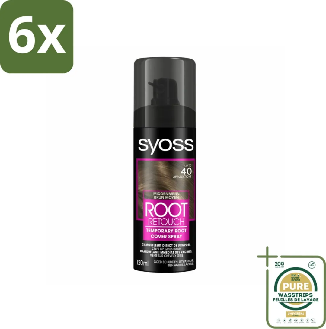SYOSS Uitgroeispray Middenbruin