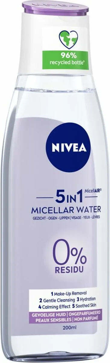 NIVEA 0% Residu Micellair Water Gevoelige Huid 3x200ml