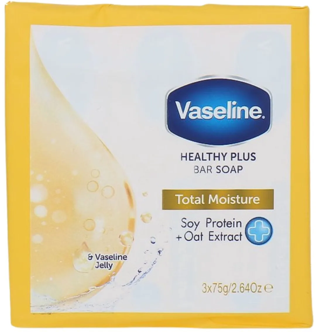 Vaseline Total Moisture Zeeptablet Healthy Plus - 3x75g
