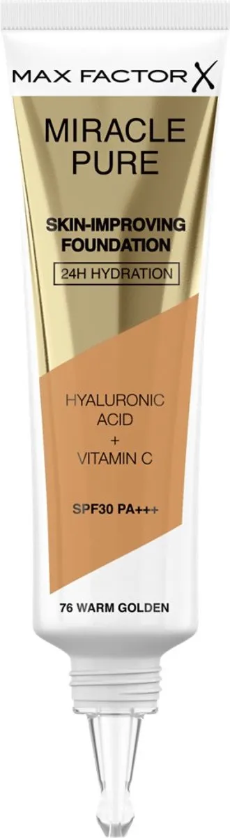 Max Factor Miracle Pure Foundation 76 Warm Golden - 30ml