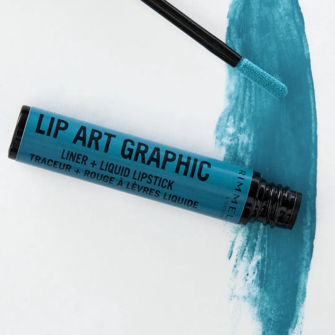 Rimmel London Lip Art Graphic 850 Tag Me - 1.8ml - Blauw