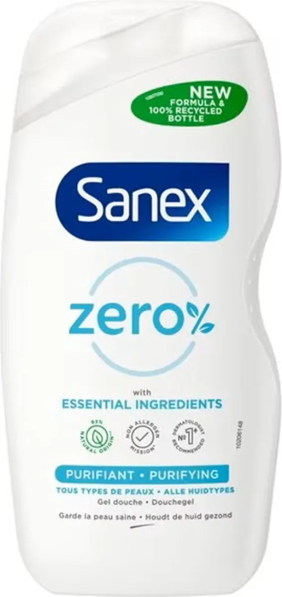 Sanex Douchegel 500ml Zero% Purifying