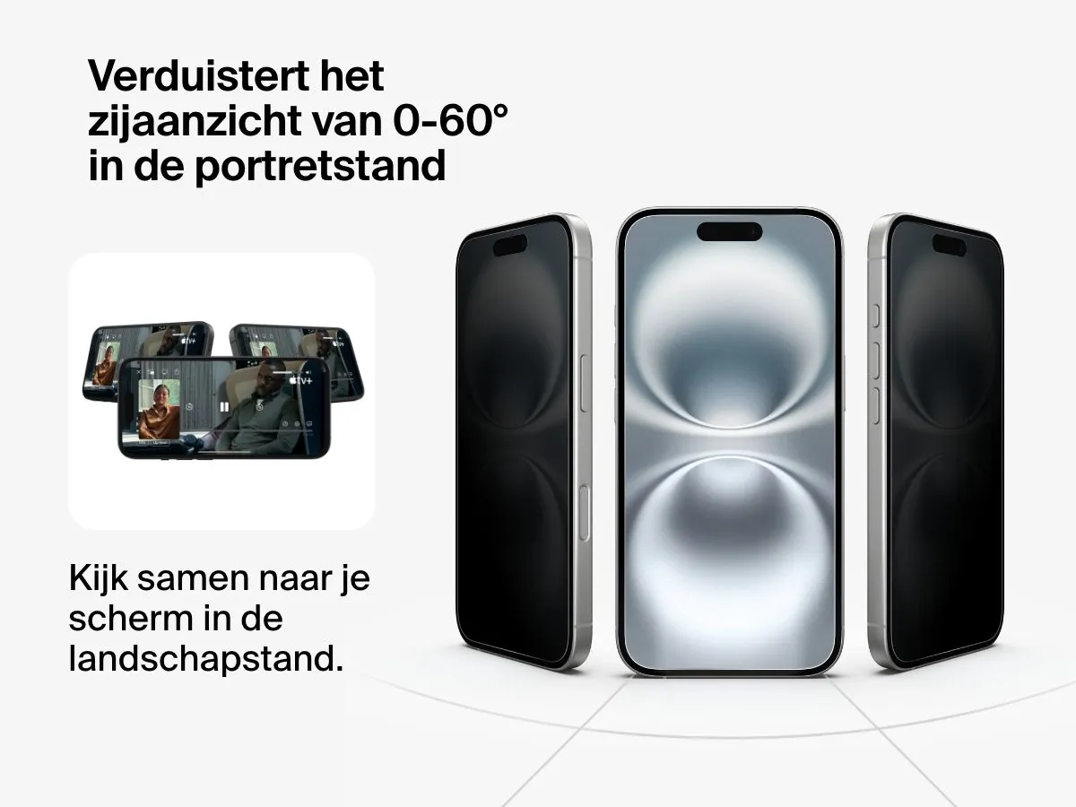 Belkin InvisiGlass Privacy Screen iPhone 16/15/14 Pro - afbeelding 6 van 6