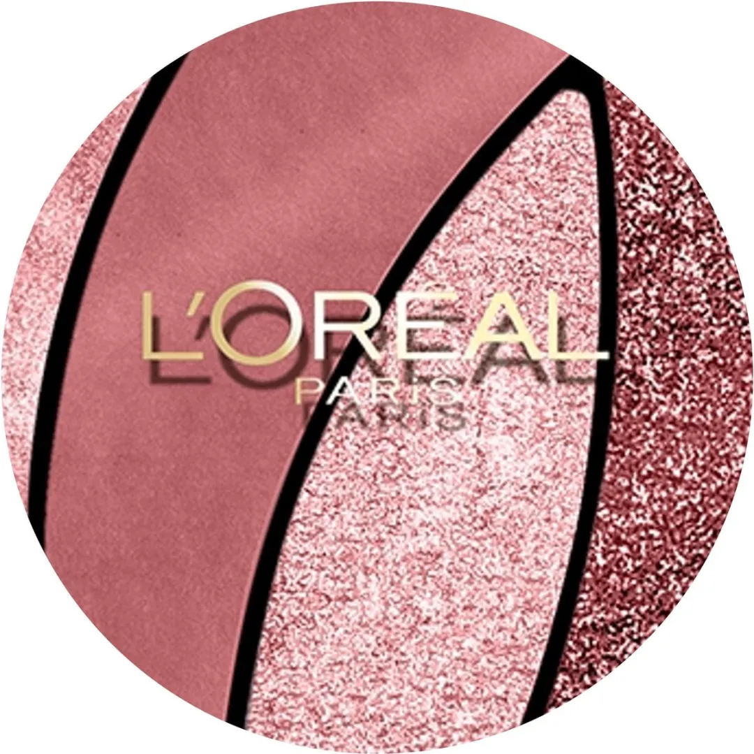 L'Oréal Paris Color Riche Les Ombres Quad Oogschaduw S10 Seductive Rose - 4 Kleuren