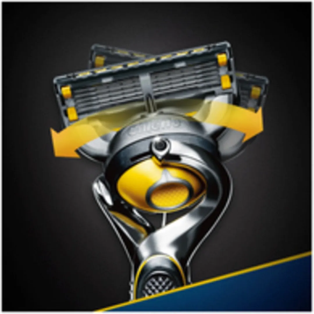 Gillette Fusion Proshield Flexball Scheermes - 5 Bladen - Zwart