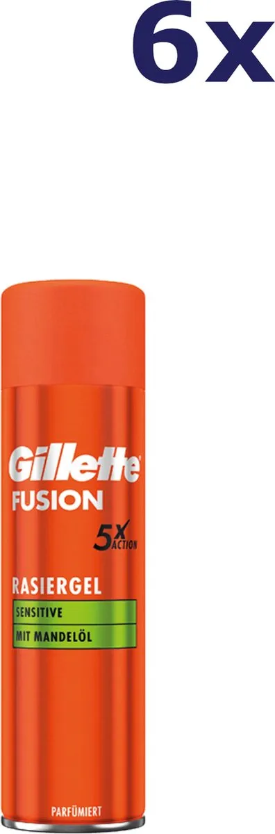 Gillette Fusion Sensitive Scheergel 200ml