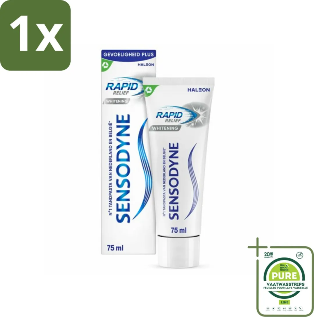 Sensodyne Rapid Relief Whitening Tandpasta 75ml