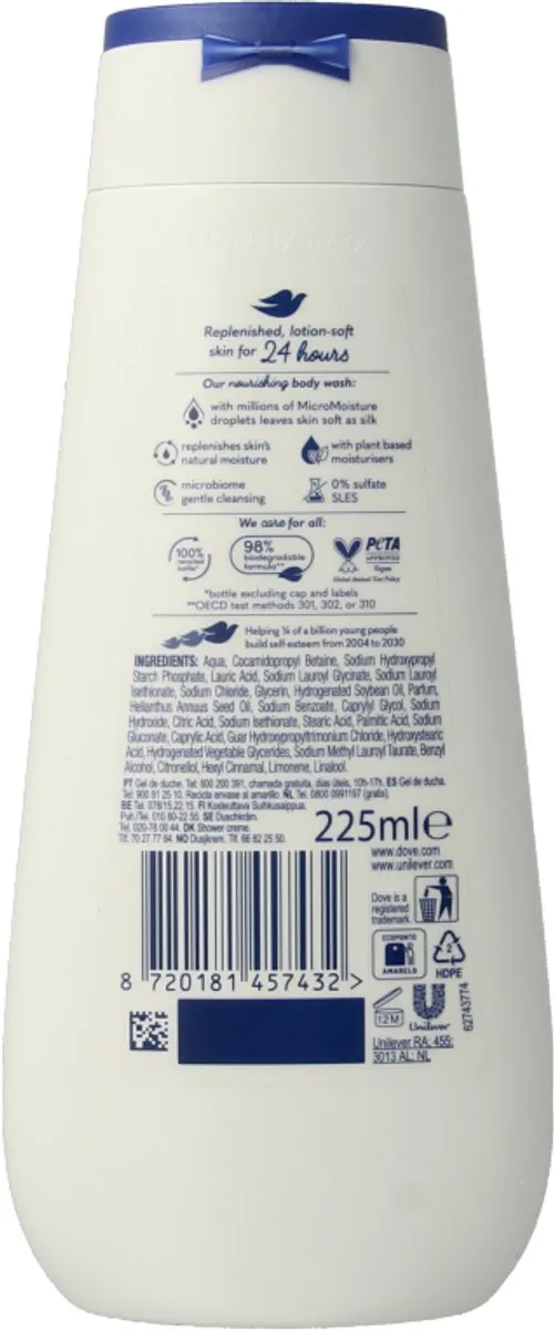 Dove Deeply Nourishing Douchecrème 225ml