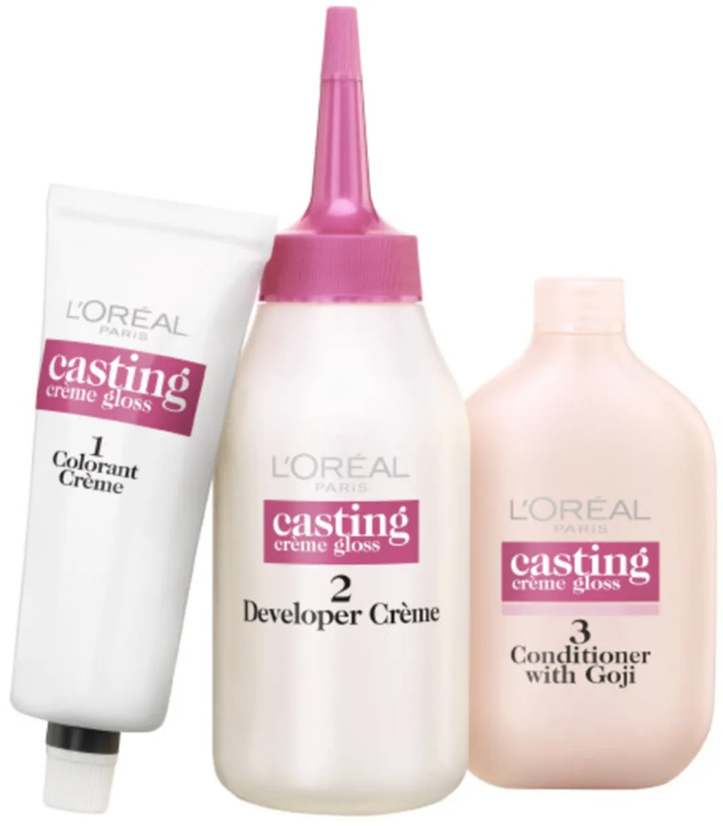 L'Oréal Casting Crème Gloss 454 Mahonie Koperbruin - 6 Stuks