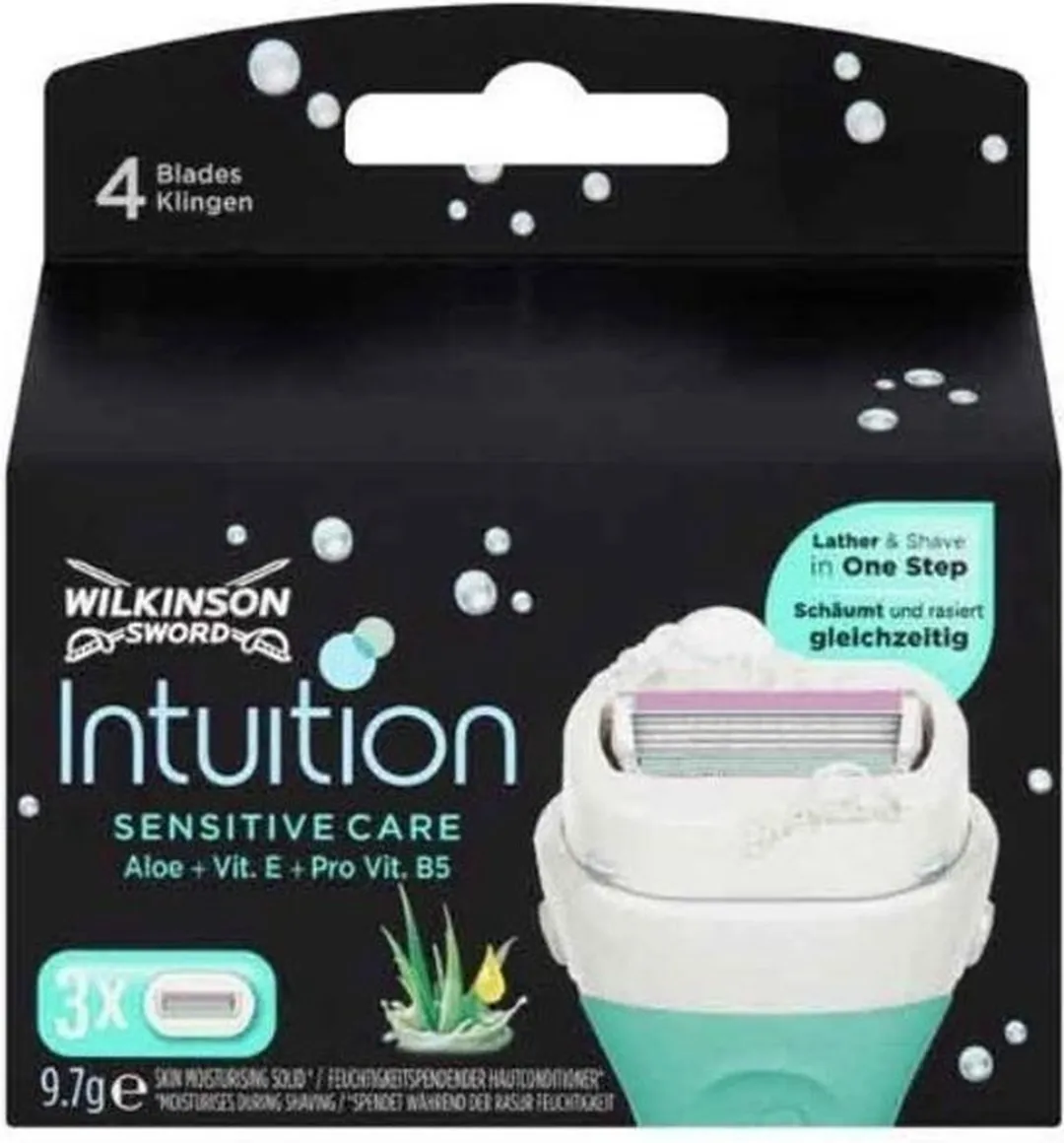 Wilkinson Sword Intuition Sensitive Care Scheermesjes - 3 Stuks - 24 Stuks
