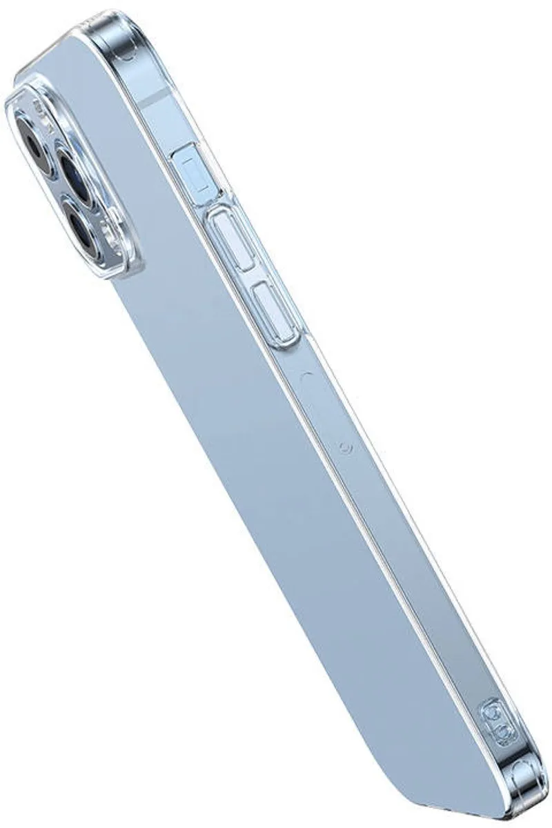 Baseus Transparante Hoes iPhone 13 Pro Max - Gehard Glas - Zwart - afbeelding 6 van 6
