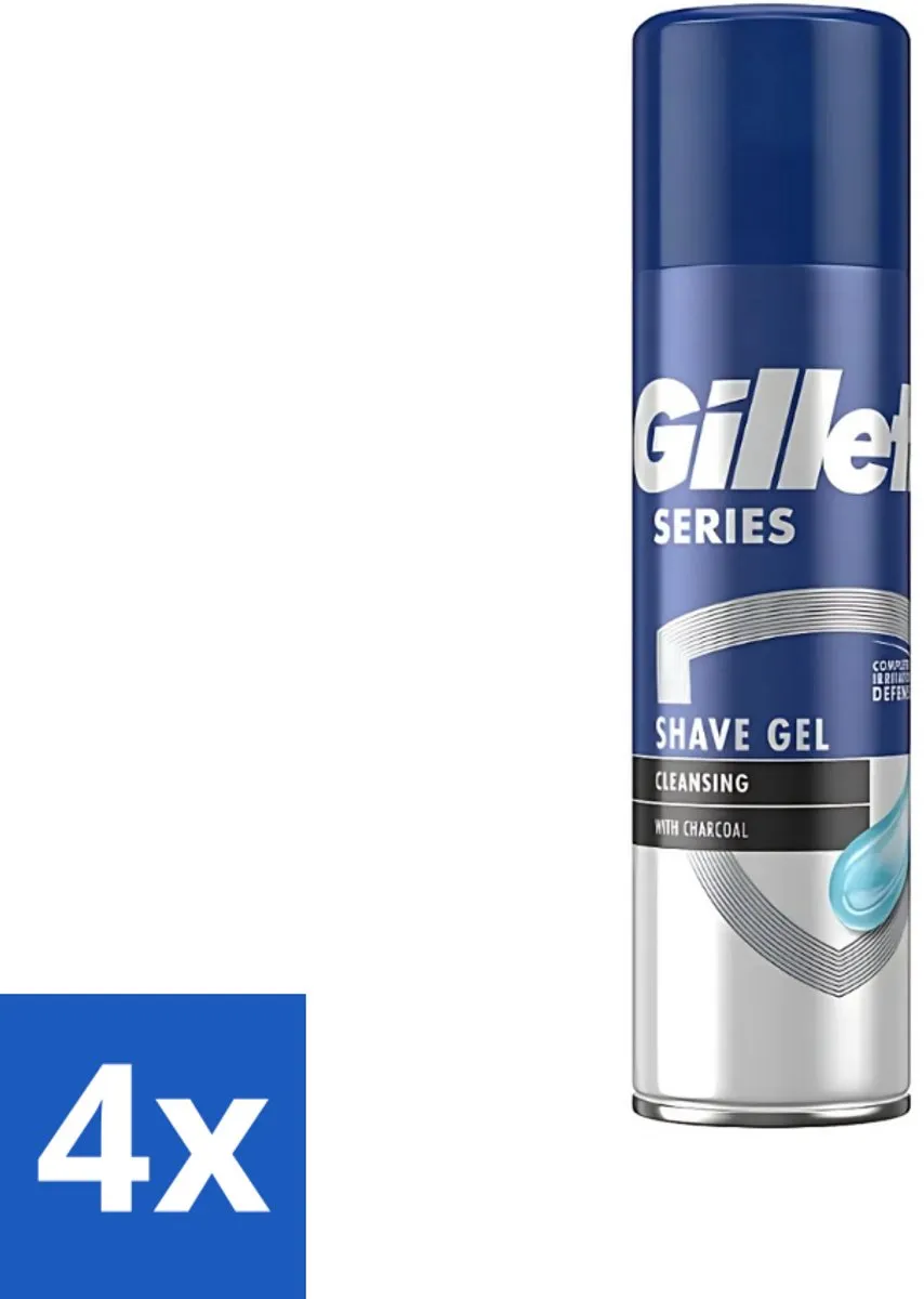 Gillette Series Scheergel Cleansing Charcoal