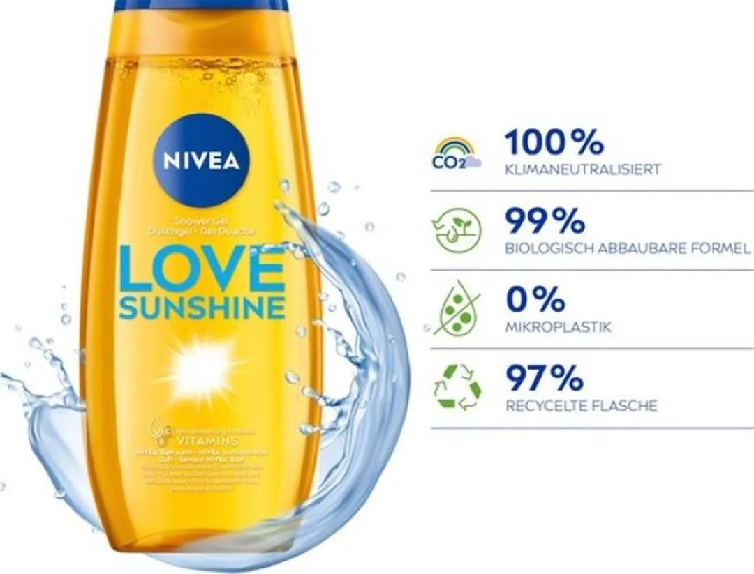 NIVEA Love Sunshine Verzorgende Douchegel 250ml