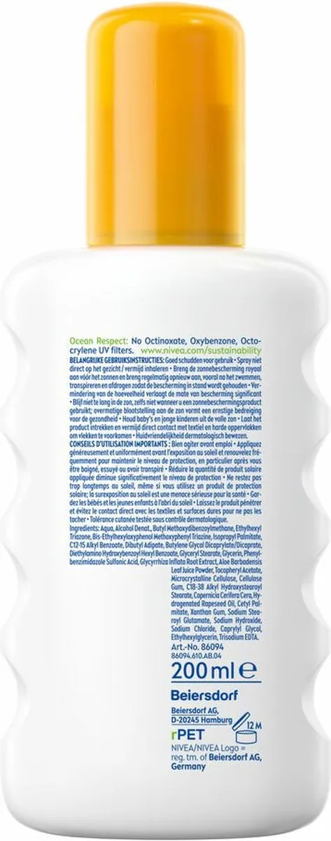 NIVEA Sun Sensitive Anti-Allergie Zonnemelk SPF 50 - 3x200ml