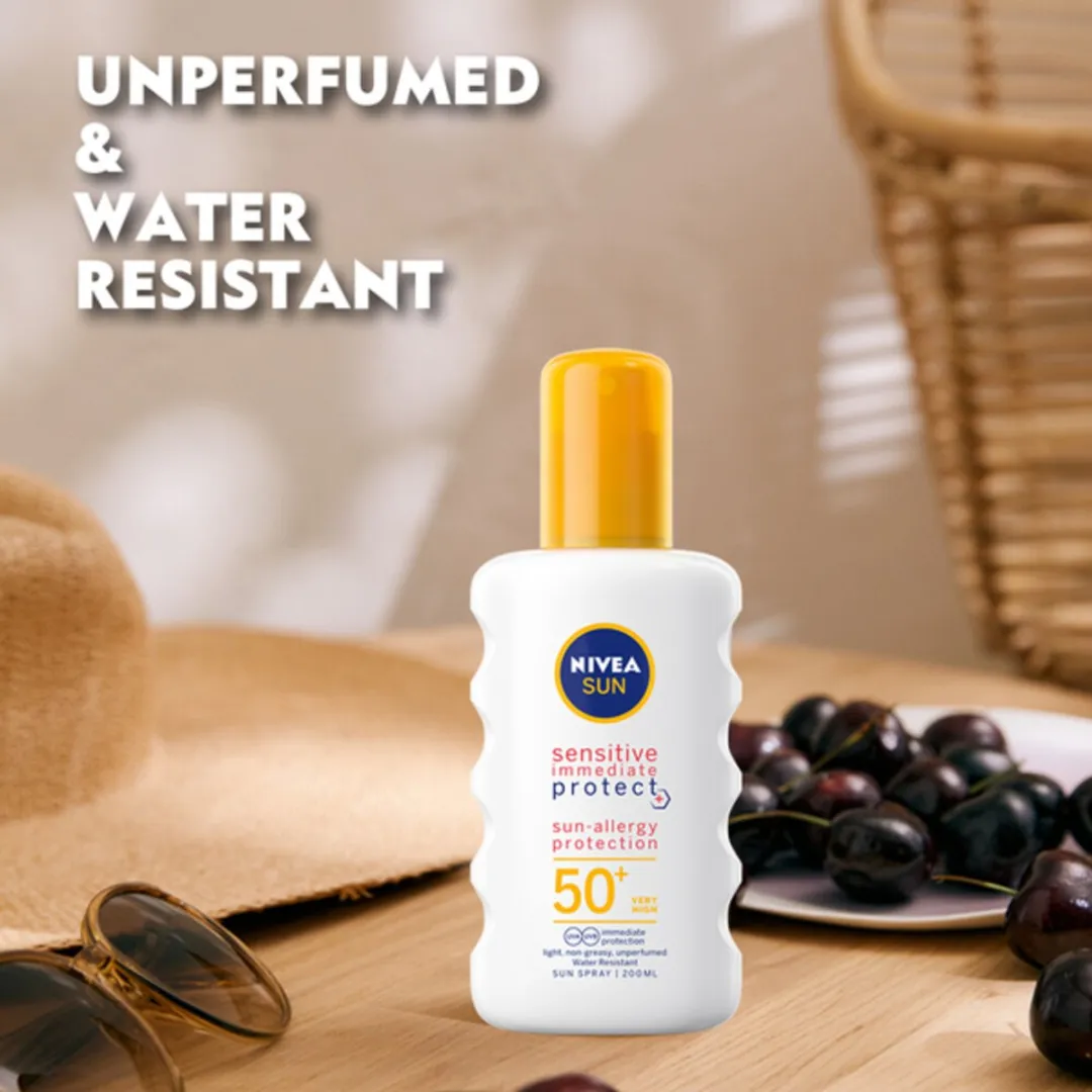 NIVEA Sun Sensitive Anti-Allergie Zonnemelk SPF 50 - 3x200ml