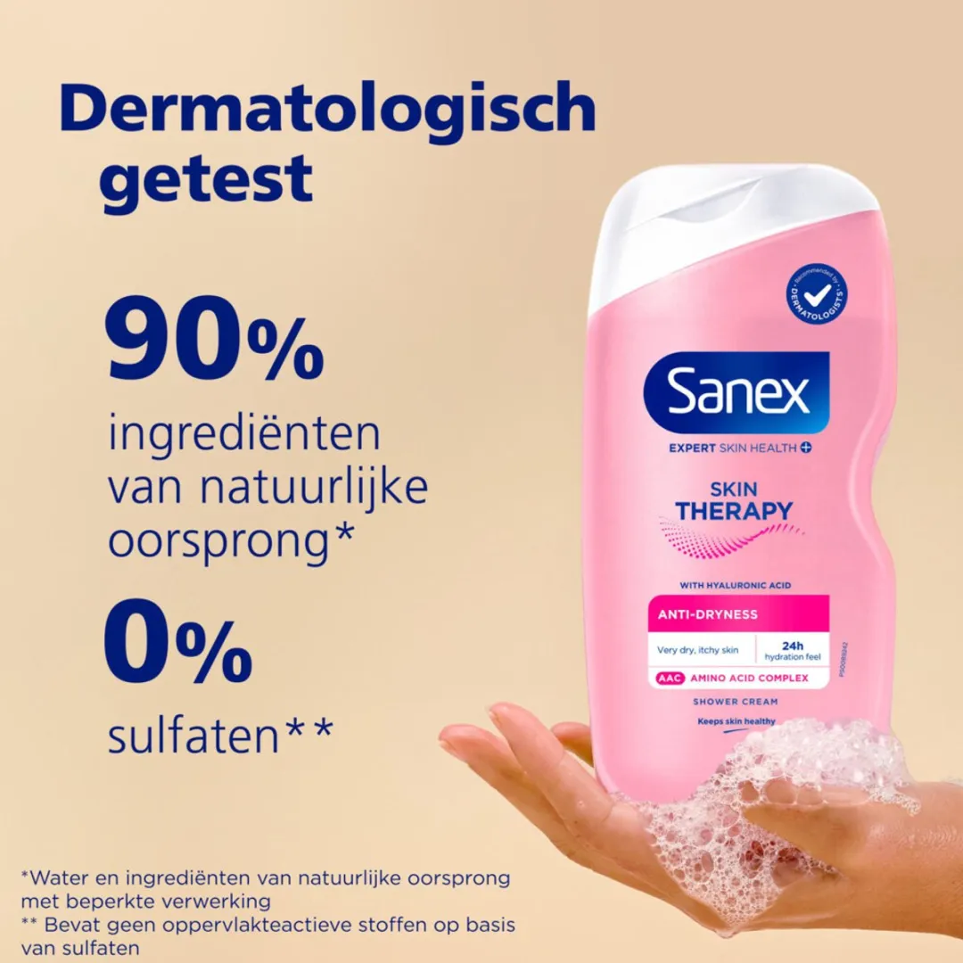 Sanex Skin Therapy Douchegel Anti Dryness - 6x450ml