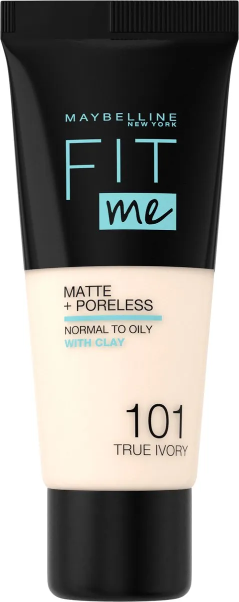 Maybelline Fit Me Matte + Poreless Foundation 101 True Ivory