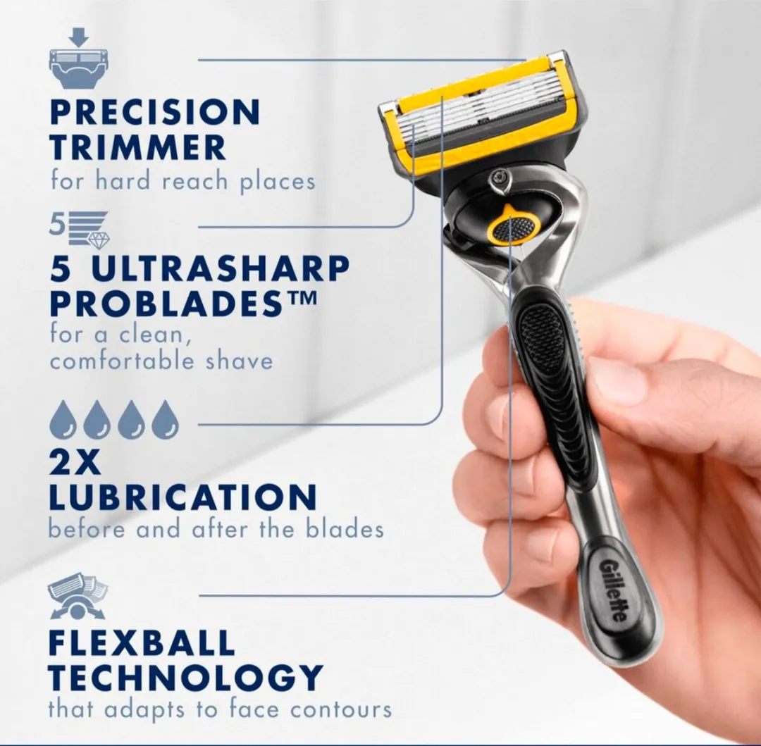 Gillette Fusion5 ProShield Scheermesjes - 6 Stuks