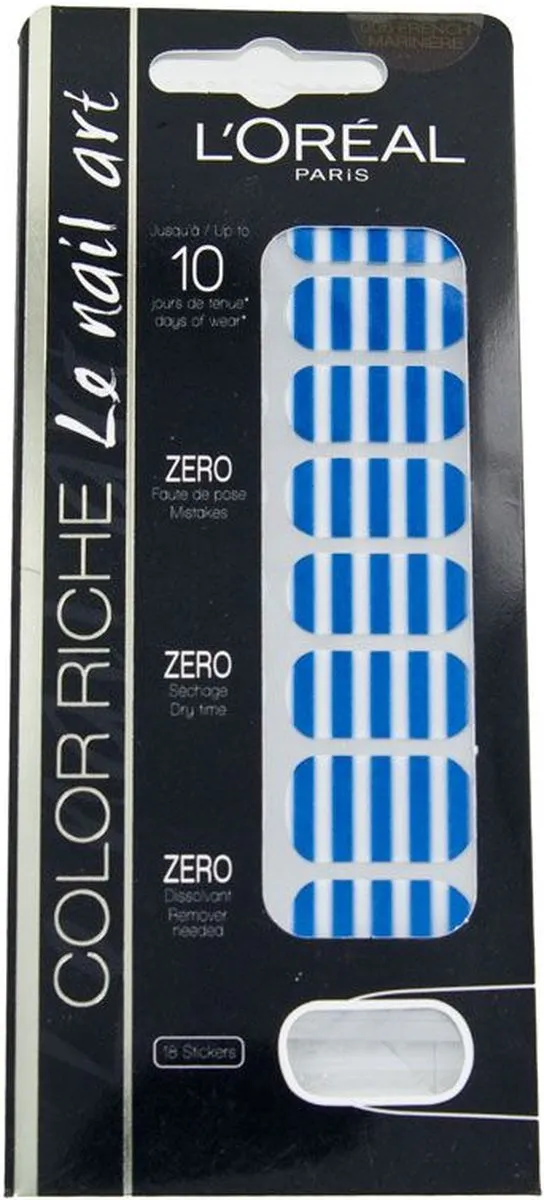 L'Oréal Paris Color Riche Nail Art 005 French Marinie - 18 Stuks