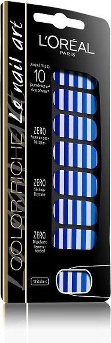L'Oréal Paris Color Riche Nail Art 005 French Marinie - 18 Stuks