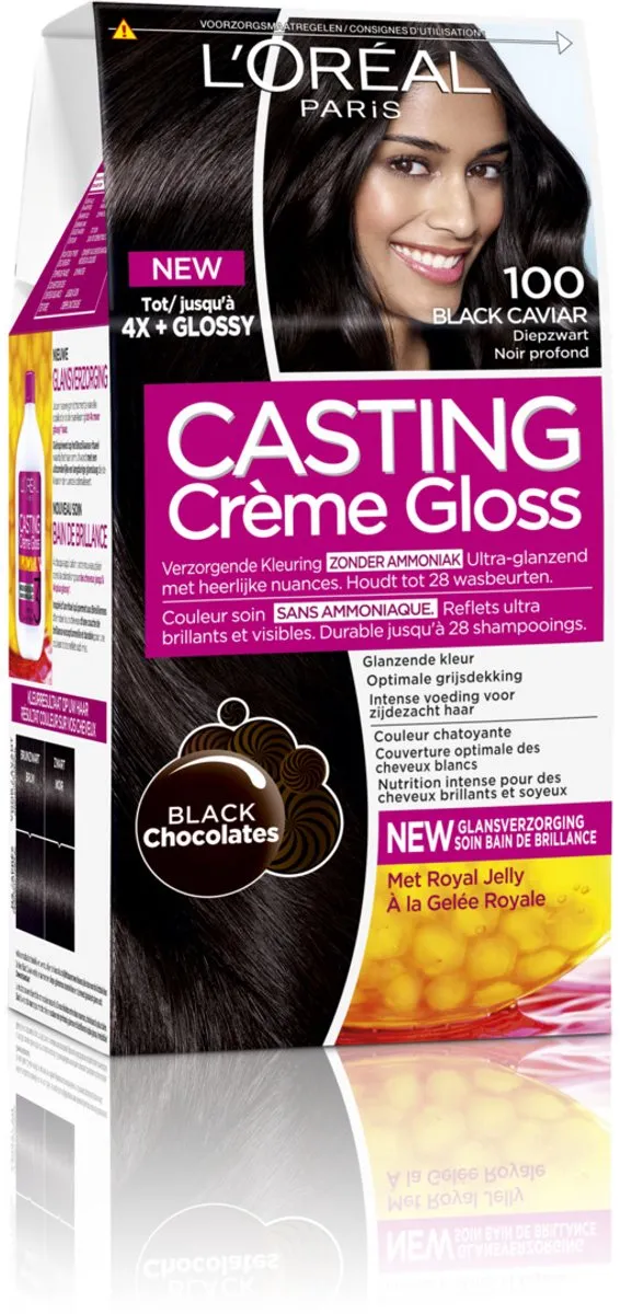 L'Oréal Paris Casting Crème Gloss 100 Zwart - 1030ml