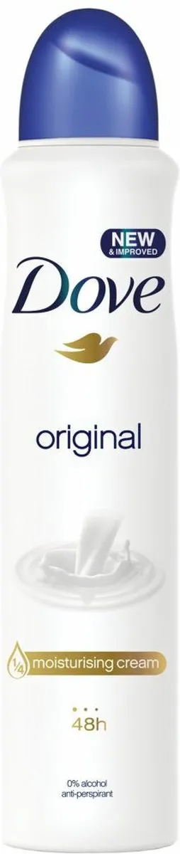 Dove Original Women Deodorant Spray 250ml - 6 Stuks