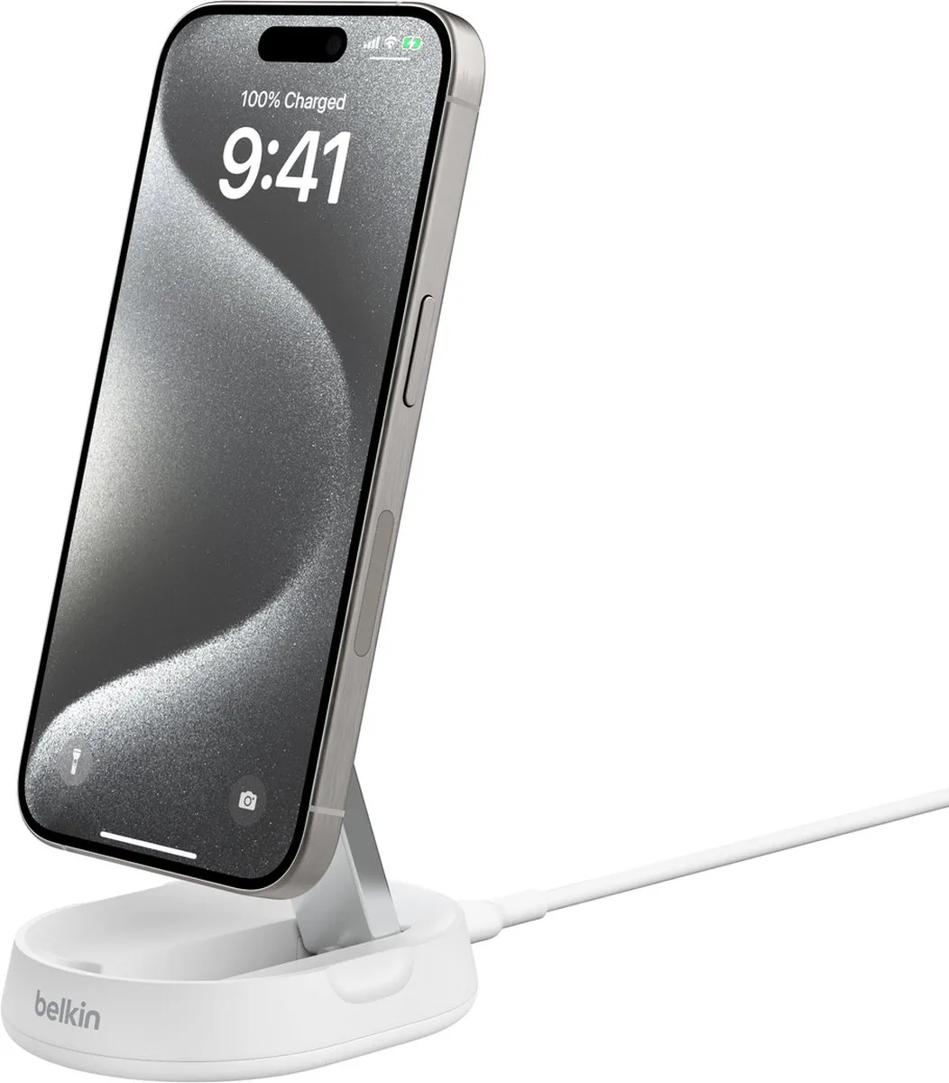 Belkin BoostCharge Pro WIA008BTWH Draadloos Oplader 15W