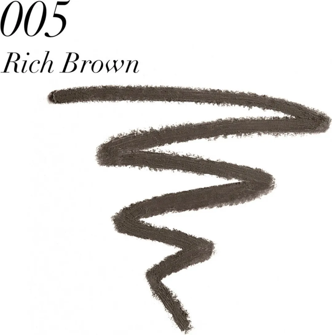 Max Factor Real Brow Fiber Pencil 005 Rich Brown - afbeelding 6 van 6