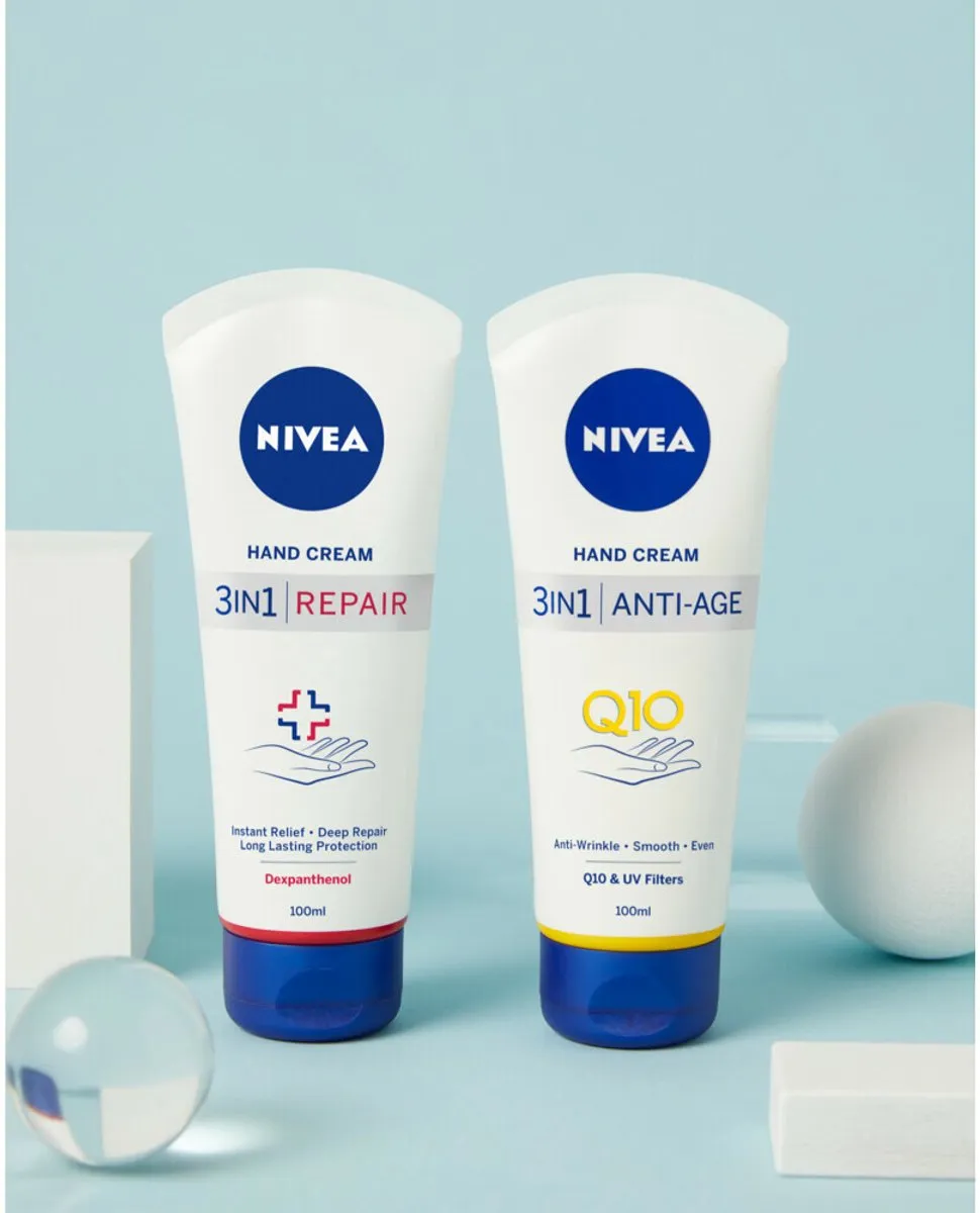 NIVEA Handcrème 3-in-1 Herstel 500ml - 5 Stuks