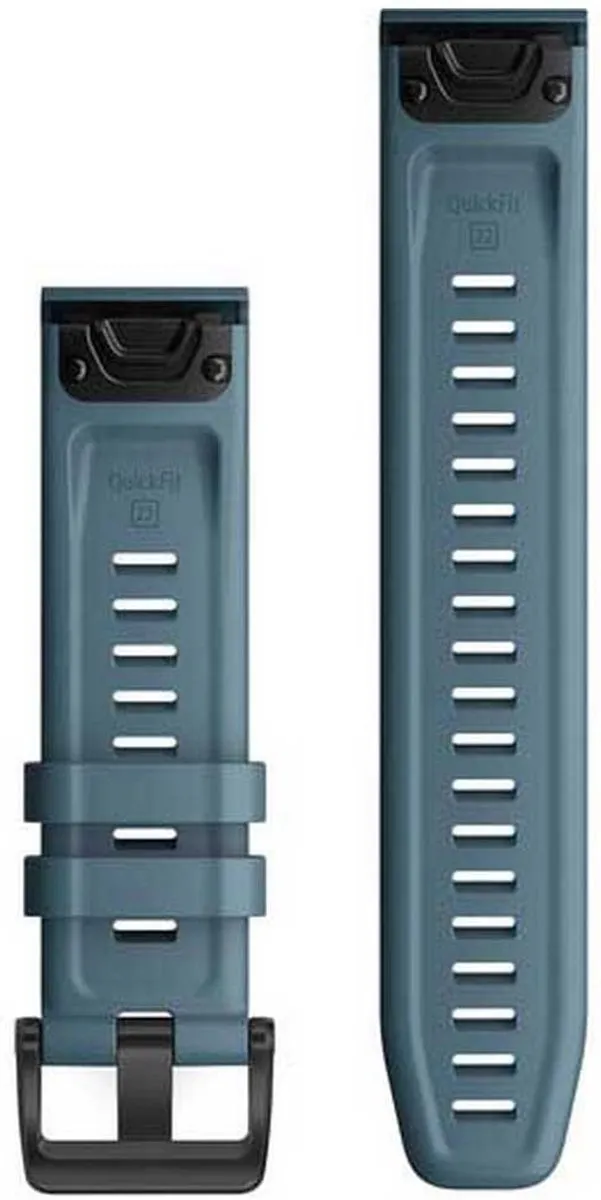 Garmin QuickFit Siliconen Horlogeband 22mm - Blauwgrijs