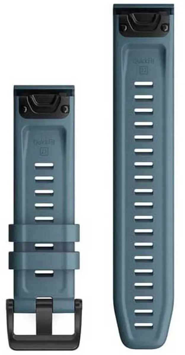 Garmin QuickFit Siliconen Horlogeband 22mm - Blauwgrijs