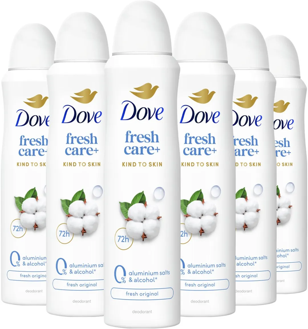 Dove Deodorant Spray Fresh Care+ 0% Aluminiumzouten