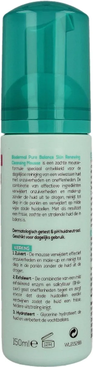 Biodermal Pure Balance Skin Renewing Cleansing Mousse 150ml