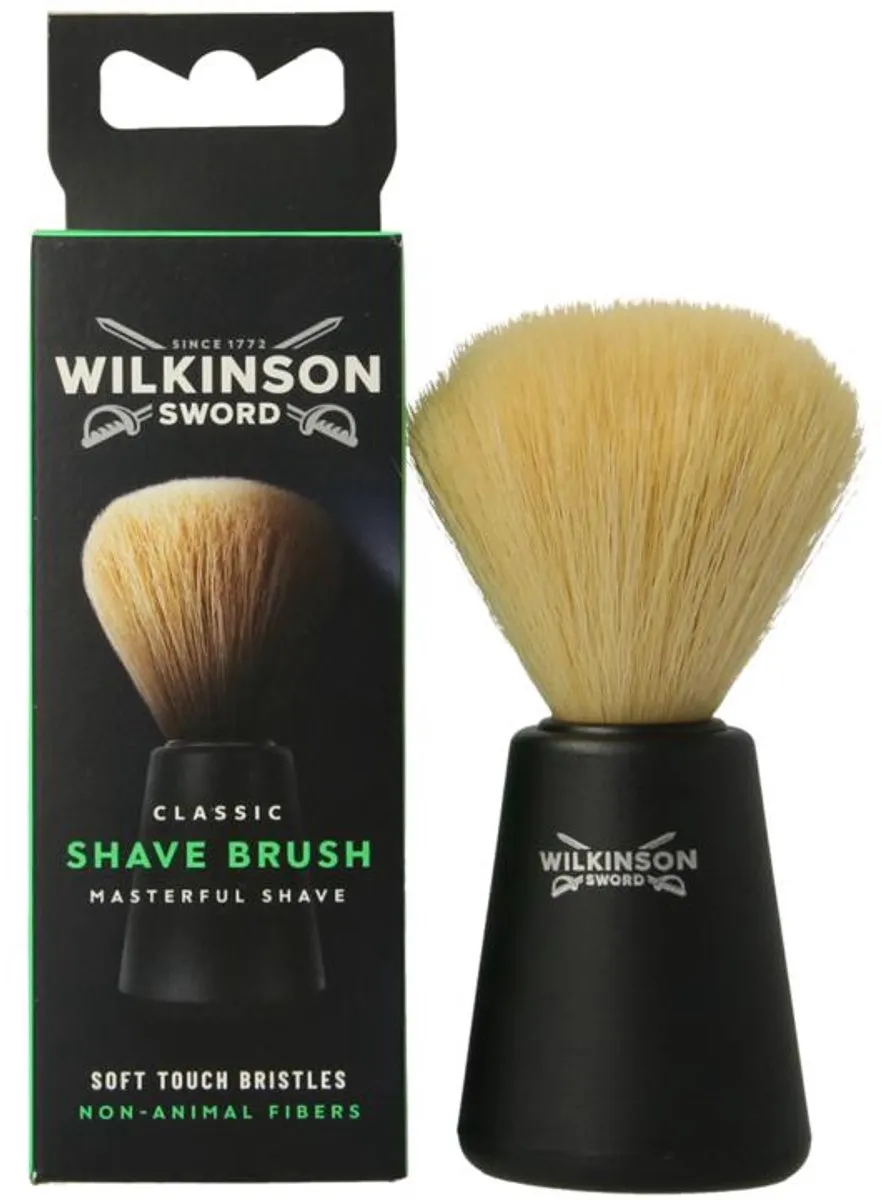 Wilkinson Sword Scheerborstel - Zwart/Beige