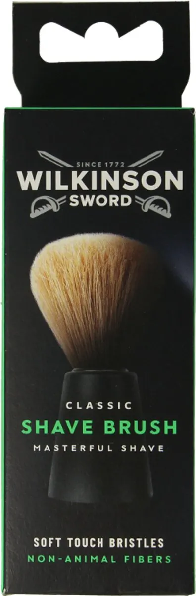 Wilkinson Sword Scheerborstel - Zwart/Beige