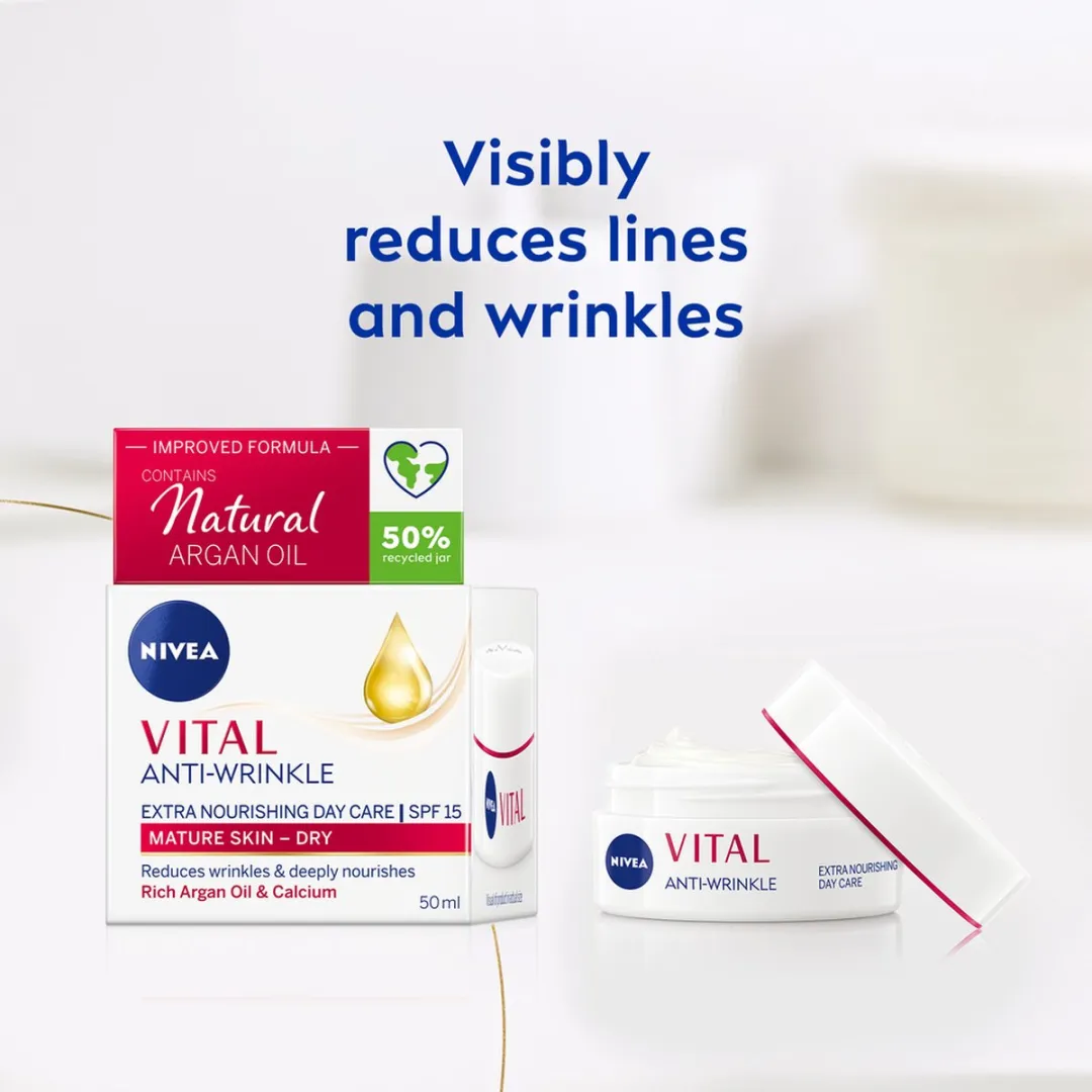 NIVEA Vital Anti-Rimpel Dagcrème SPF 15 50ml