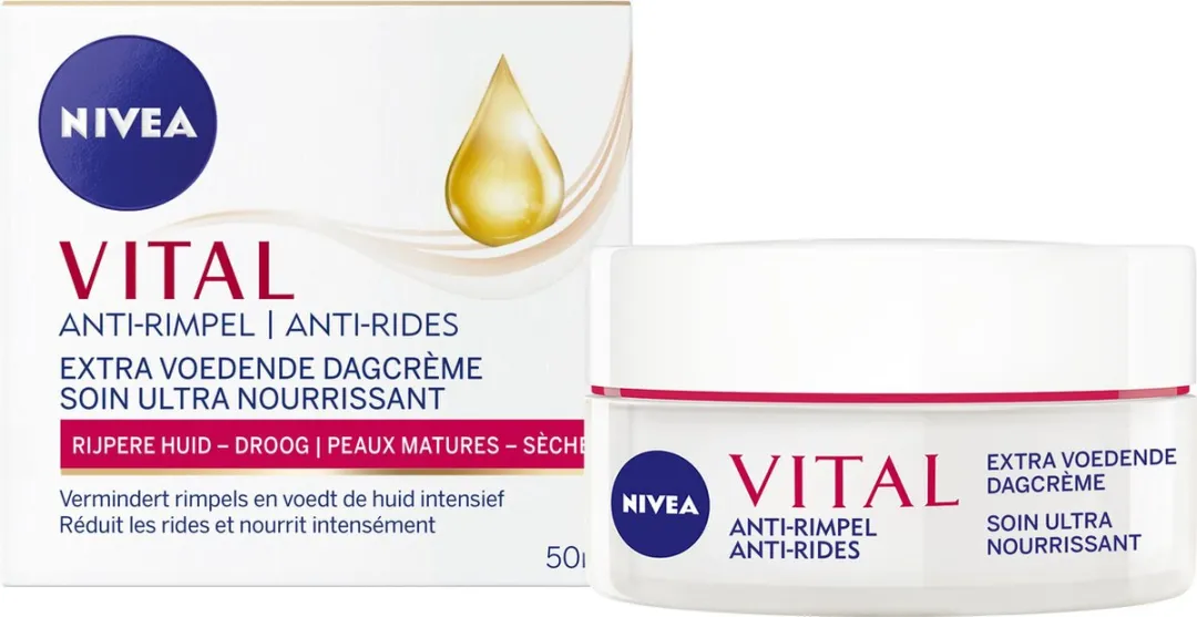 NIVEA Vital Anti-Rimpel Dagcrème SPF 15 50ml