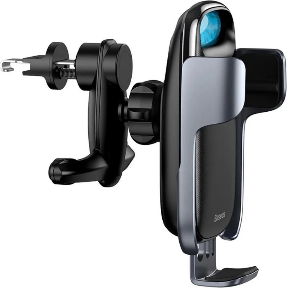 Baseus Telefoonhouder Auto WXHW02-01 - Draadloos opladen - Ventilatierooster - Zwart