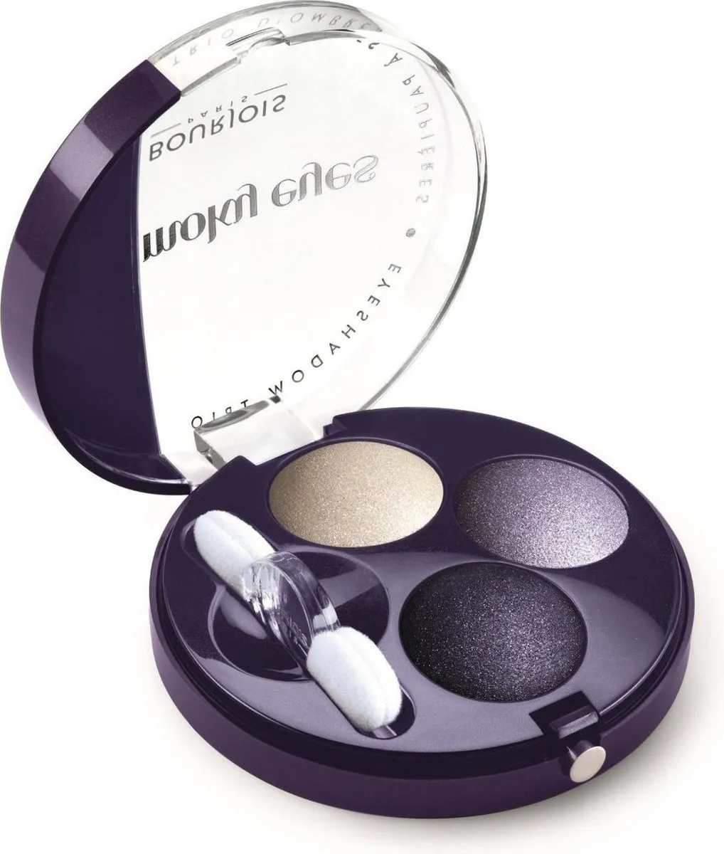 Bourjois Trio Smoky Eyes Oogschaduw 06 Violet Romantic - 3 Stuks