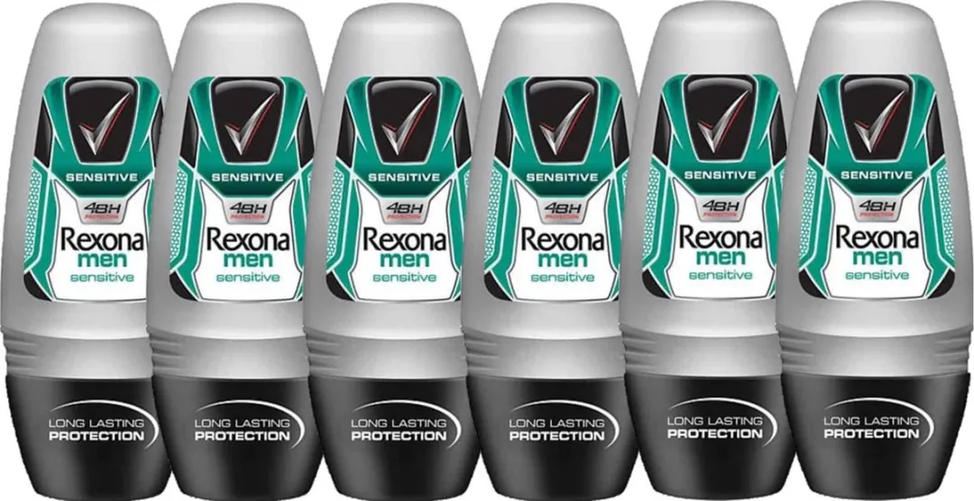 Rexona Men - Sensitive - 6 x 50 ml - Voordeelverpakking