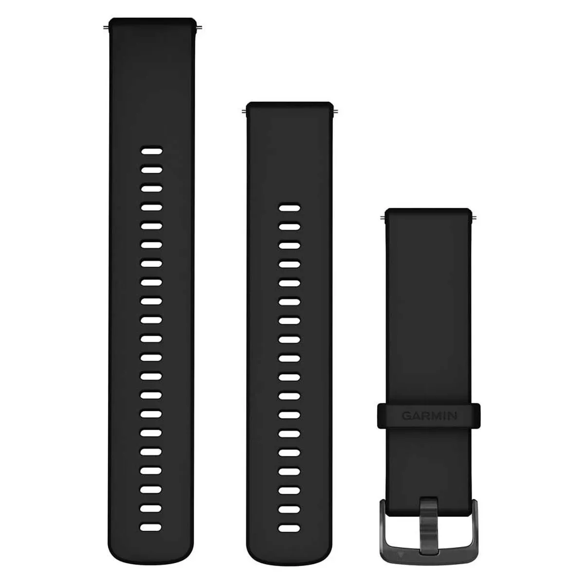 Garmin Siliconen bandje - Garmin 22 mm aansluiting - Black / Slate
