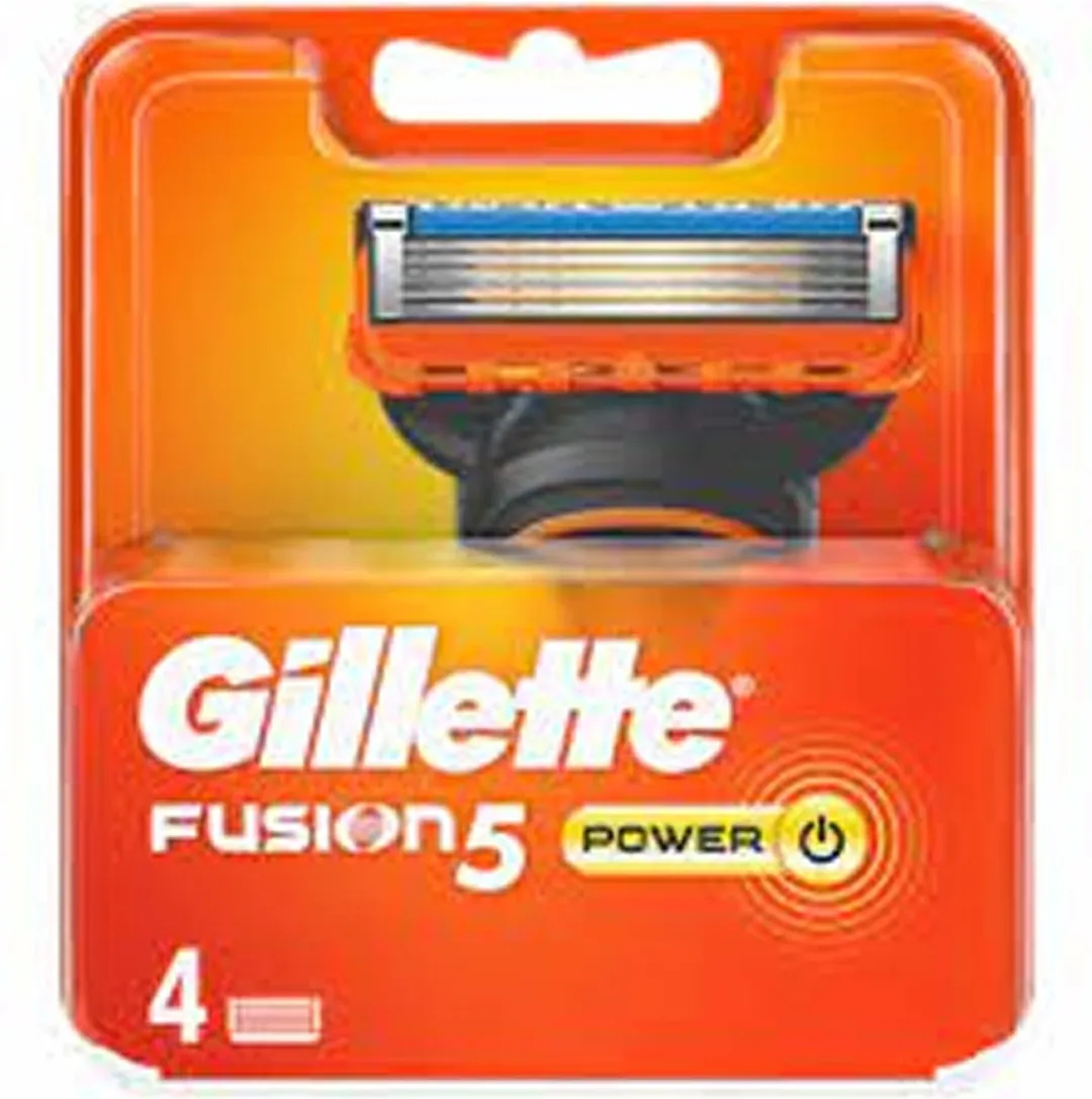 Gillette Fusion 5 Power Scheermesjes - 4 Stuks