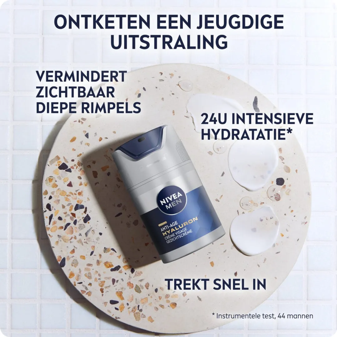NIVEA MEN Anti-Age Gezichtscrème SPF 15 50ml - 10 Stuks