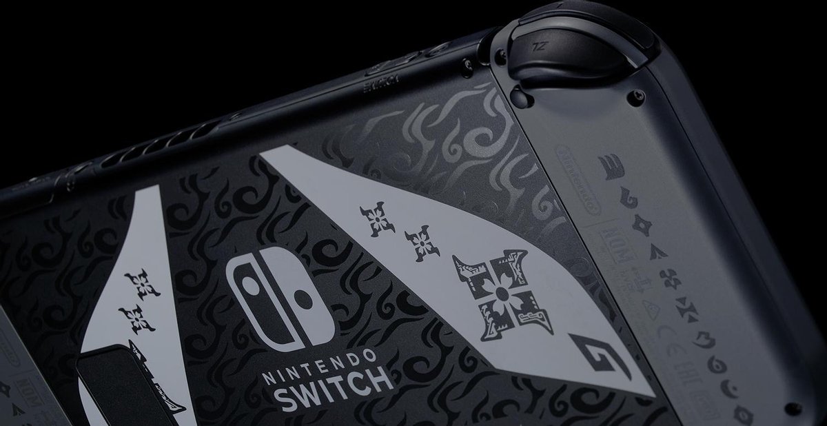 Nintendo Switch Console - Zwart - Monster Hunter Rise Limited Edition