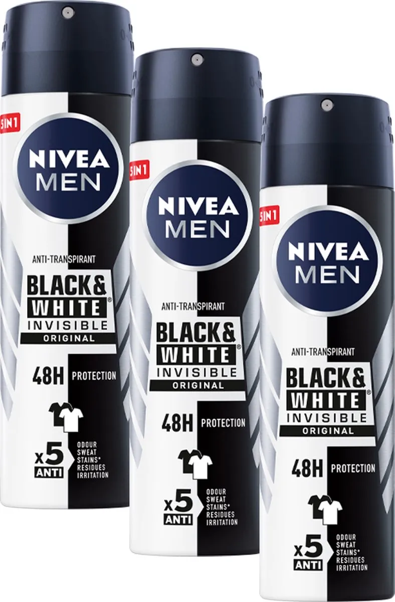 NIVEA MEN Invisible for Black & White Power Deodorant Spray 450ml