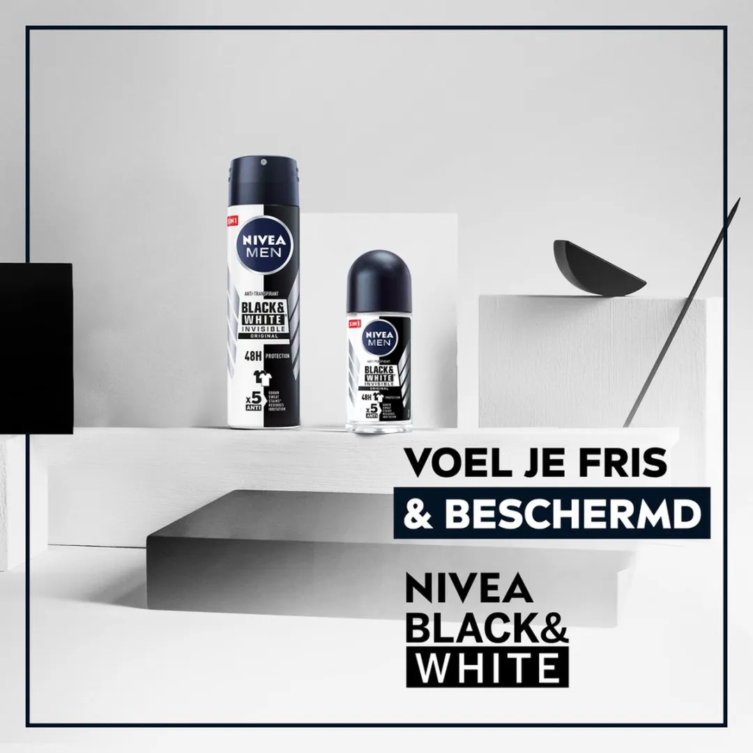 NIVEA MEN Invisible for Black & White Power Deodorant Spray 450ml
