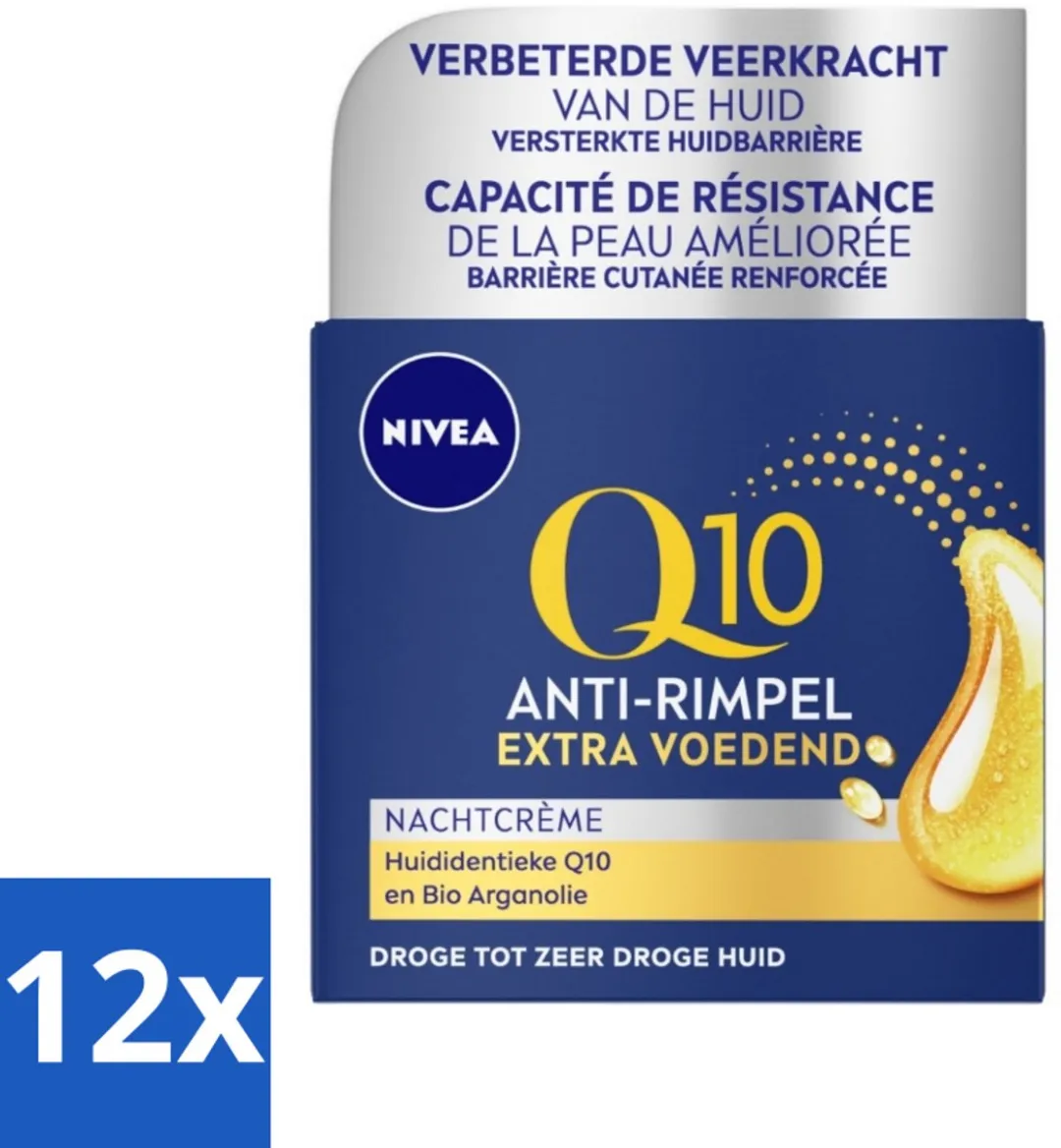 NIVEA Nachtcrème Q10 Extra Voedend 50ml