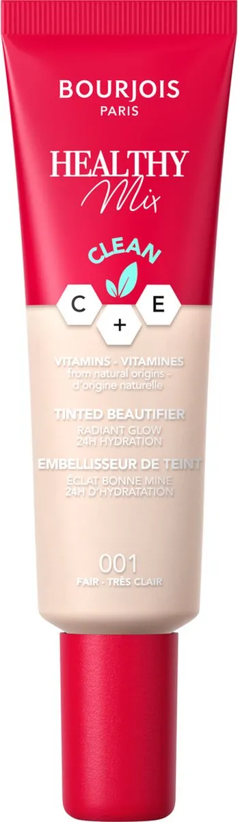 Bourjois Healthy Mix Clean Tinted Beautifier Foundation 001 Fair - 30ml