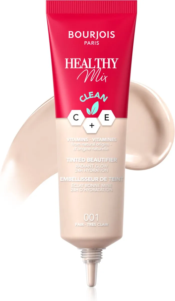 Bourjois Healthy Mix Clean Tinted Beautifier Foundation 001 Fair